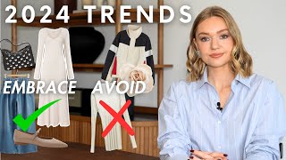 FASHION TRENDS TO EMBRACE amp ONES TO AVOID IN 2024  CREATING A MODERN CLASSIC LOOK [upl. by Hiasi]