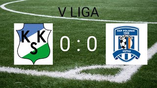 KKS KALISZ II  POLONIA MARCINKI KĘPNO 00 CAŁY MECZ V LIGA [upl. by Hintze]