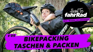 Bikepacking Taschen und Gewichtsverteilung feat Papa Awesome amp RentnerGang – How To fahrRad 5 [upl. by Marcia]