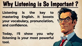 Why Listening is So Important  Best Way to Learn English  Graded Reader  Improve Your English [upl. by Efron]