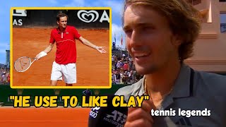 Alexander Zverev quotDaniil beat me on clayquot  Monte Carlo 2023 [upl. by Drais]