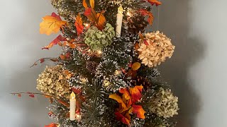 Wireless Flameless Taper Candle for Christmas Fall tree garden shortvideo trees [upl. by Annovaj691]