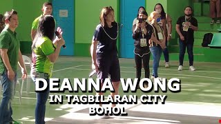 DEANNA WONG VISITS HER FANS IN TAGBILARAN CITY BOHOL [upl. by Heida]