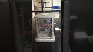 Gold leaf electroscope working [upl. by Torrlow]