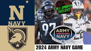 22 Army vs Navy Highlights  2024 College Football Highlights [upl. by Grefe]