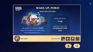 LEAGUE OF LEGENDS WILD RIFT WAKE UP PORO  EVENT RAMADHAN [upl. by Hamilton]