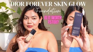 The best dewy Foundation ever ✨DIOR Forever Skin Glow Foundation  Aarti Sengar [upl. by Tem]