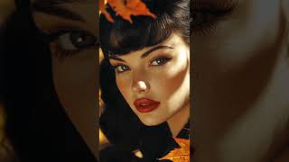 Bettie Page in Autumn Light Pinup elegance meets nature’s gentle hues [upl. by Asquith]