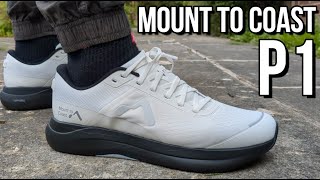 INSANE COMFORT MOUNT TO COAST P1 REVIEW  On feet comfort weight breathability and price [upl. by Barrus]