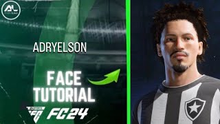 EAFC 24  ADRYELSON Face  Stats Tutorial [upl. by Arleyne158]