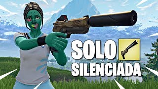 GANANDO SOLO CON PISTOLA SILENCIADA   Fortnite Battle Royale [upl. by Aurthur954]