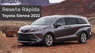 Toyota Sienna 2022 Xle Piel Hibrida  Review rapido reseña [upl. by Sdlonyer]