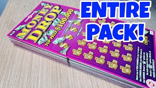 10x50 MONEY DROP LOTTERY SCRATCH OFF TICKETS  THE ENTIRE PACK [upl. by Wilkie]