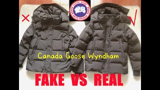 BEWARE before buying Canada Goose Wyndham parka REAL vs FAKE [upl. by Andy]