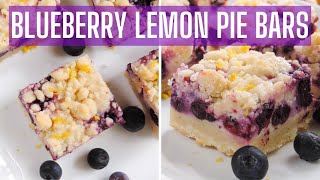 Blueberry Lemon Pie Bars [upl. by Ahter]