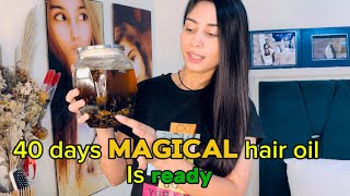 Magical hair oil  hair growth oil  hair transformation [upl. by Nnaear]