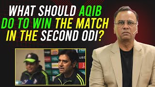 What should Aqib do to win the match in the second ODI  Basit Ali [upl. by Joacima]