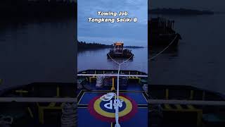 Towing Job Barge Saliki 8 kapaloleng8854 barge tugboat [upl. by Nnewg]