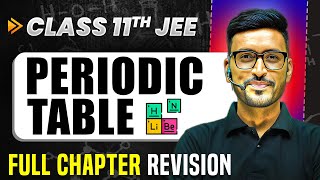 Periodic Table COMPLETE Chapter in 1 Video  Quick Revision  Class 11 Arjuna JEE [upl. by Wyn379]