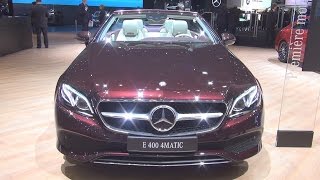 MercedesBenz E 400 4MATIC Cabriolet Pebble Beach 2017 Exterior and Interior in 3D [upl. by Laenahtan591]