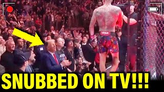 Watch Trump GET SNUBBED by UFC STAR on LIVE TV [upl. by Airel]