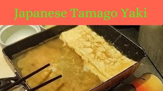 Japanese Eggs Roll Tamago Yaki cooking food [upl. by Vasti]