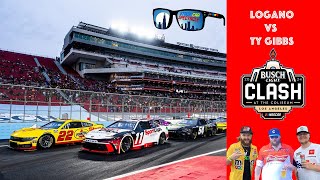 Logano vs Ty Gibbs  Is Stewart Haas Racing In Shambles  Busch Light Clash at The Coliseum Review [upl. by Allekim]