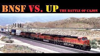 BNSF amp Union Pacific Trains  Cajon Pass  Fall 2017 [upl. by Wenger433]