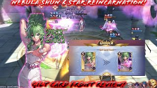 Saint Seiya Awakening KOTZ  Nebula Shun 6 Star Reincarnation Gilt Card Front Review at PvP [upl. by Ilahtan]