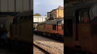 Railhead treatment train leaving Scarborough with a five tone Train Scarborough RHTT Railway ￼ [upl. by Eenert]