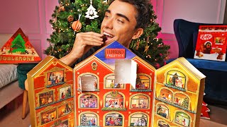 ASMR Christmas Surprise Chocolate Party Ferrero Rocher  Mukbang Eating Sounds  McBang ASMR [upl. by Morril]