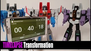 Timelapse transformation Deformation Space DS01 Crimson Wings Rock FX [upl. by Sancho]