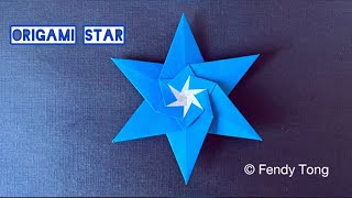 Origami 6Point Star [upl. by Sammie]