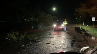 VIDEO South MS storm damage [upl. by Ahsap]