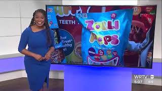 Zolli Candy at the Sweets and Snacks Expo 2024  WRTV News sweetsandsnacks [upl. by Grati]