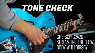 TONE CHECK Gretsch G2420T Streamliner Hollow Body Guitar Demo  NO TALKING [upl. by Assinna]