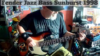 Me and my Bass  Fender Jazz Bass Sunburst 1998 [upl. by Mikal]