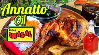 Annatto Oil ala Mang Inasal Recipe  Homemade Annatto Oil [upl. by Ailuy617]