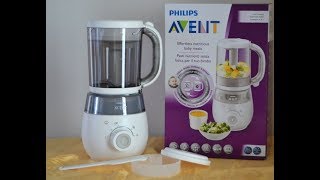 Philips Avent cuocipappa  Preparazione coniglio per svezzamento bambini [upl. by Box]