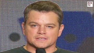 Matt Damon Interview Downsizing Premiere [upl. by Amesari]