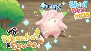 EPIC SHINY CLEFAIRY in POKEMON LETS GO PIKACHU and EEVEE [upl. by Lauretta]