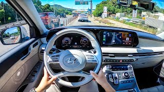 The New 2023 Hyundai Palisade FACELIFT Calligraphy POV Test Drive [upl. by Kinch]