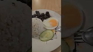 tapsilog for breakfastFilipino foodshorts [upl. by Jecon]