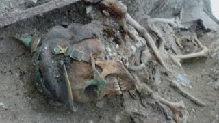 Skeletons of WW1 soldiers discovered in excavated former trenches [upl. by Anawaj]