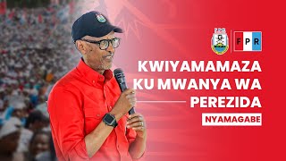 NYAMAGABE IGIKORWA CYO KWIYAMAMAZA KU MUKANDIDA WA FPR INKOTANYI [upl. by Ariahaj]