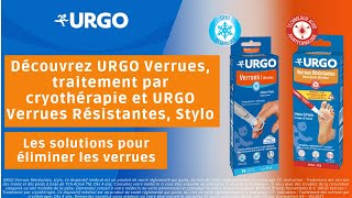 Découvrez URGO Verrues traitement par cryothérapie et Urgo Verrues Résistantes stylo [upl. by Neneek]