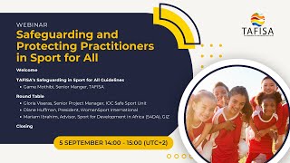 Webinar Safeguarding and Protecting Practitioners in Sport for All [upl. by Somerset61]