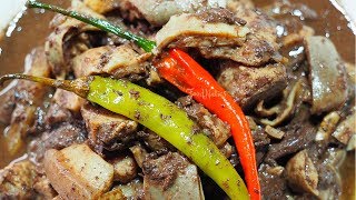 DINUGUAN  FILIPINO PORK BLOOD STEW  HOW TO COOK  FOODNATICS [upl. by Courcy]