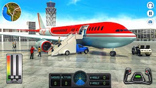 Flight Airplane City Pilot Simulator 14  Plane Boeing Emergency Landing  Android Gameplay [upl. by Nnylimaj]