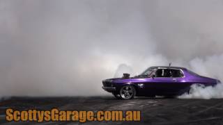 INTENSE Monaro Burnout [upl. by Allerym]